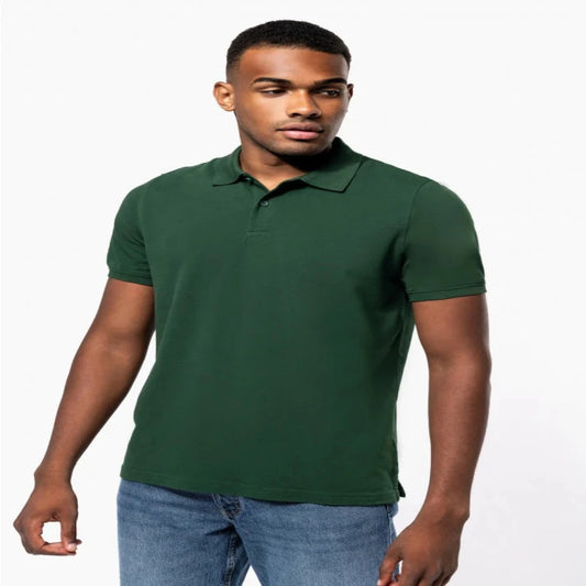 Men's Bio180 pique polo shirt with K2025 print