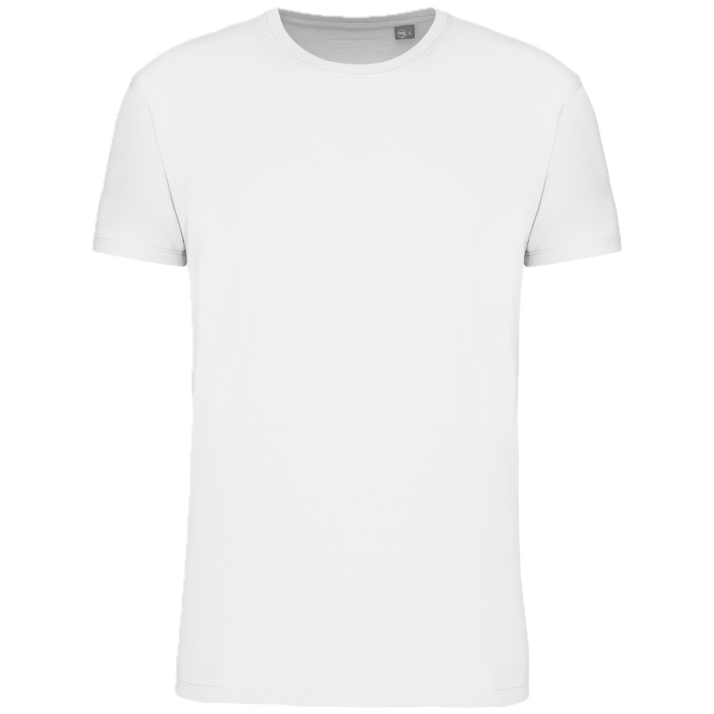 T-shirt blanc PREMIUM adult impression quadri Devant & Dos