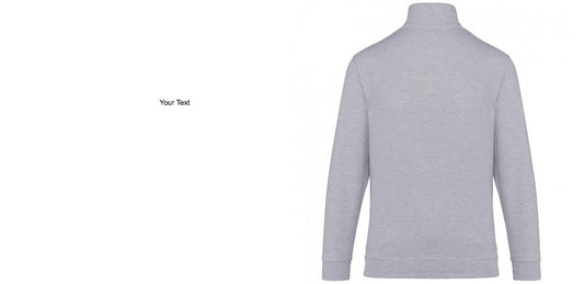 K478 - Sweat-shirt col zippé homme