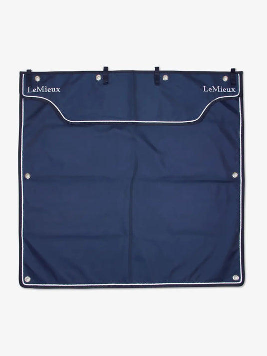 Boxenovergordijn voor wedstrijden, marineblauw. Artikelnummer: IT04238001
