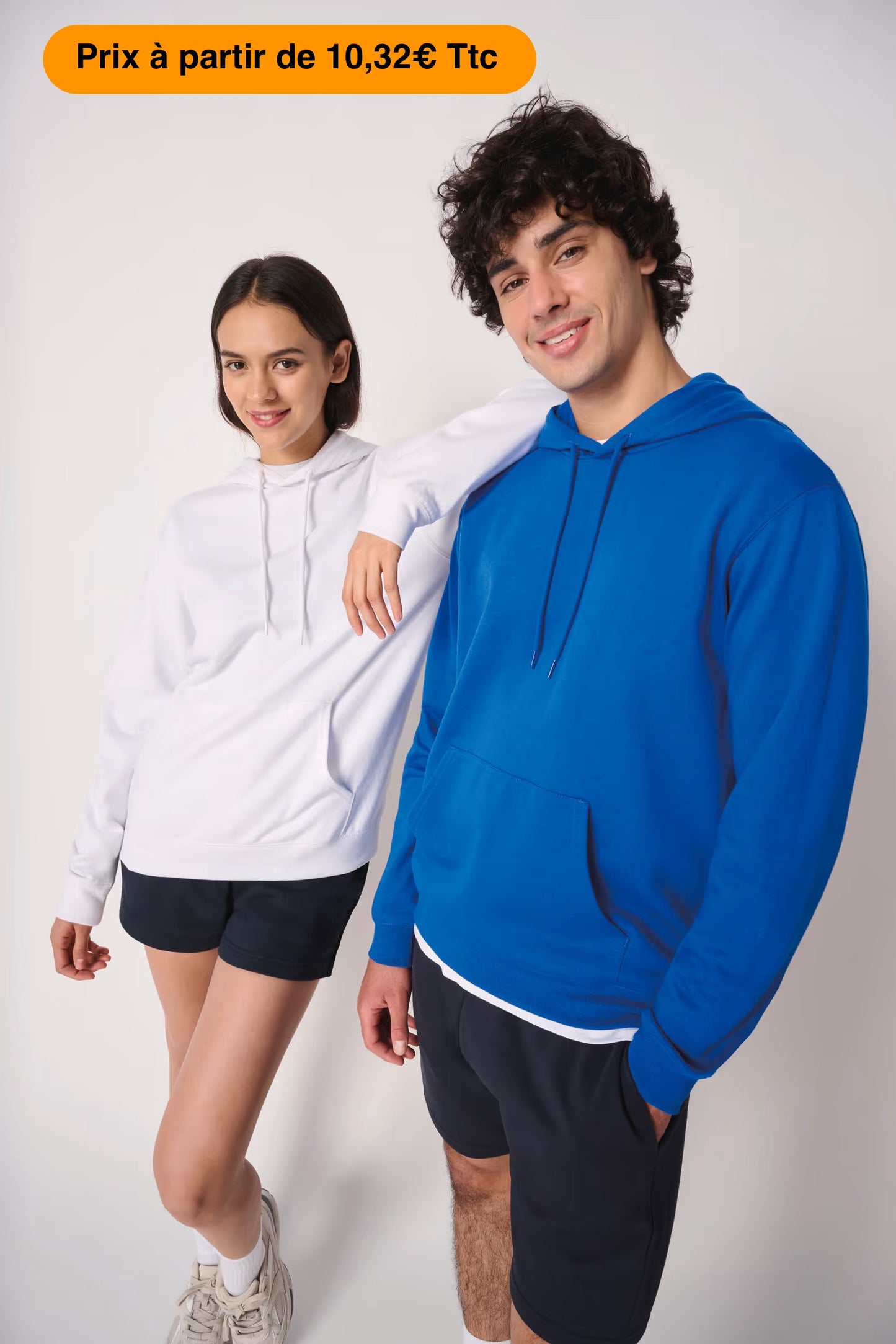 IB402 - Sweat-shirt à capuche unisexe