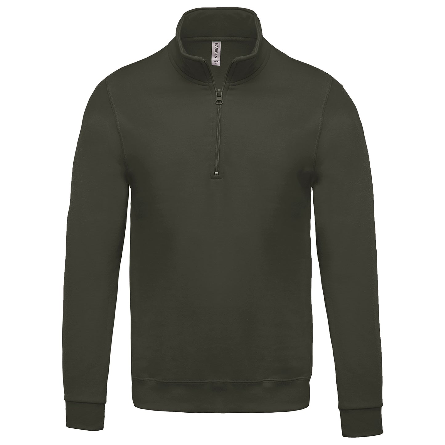 K478 - Sweat-shirt col zippé homme