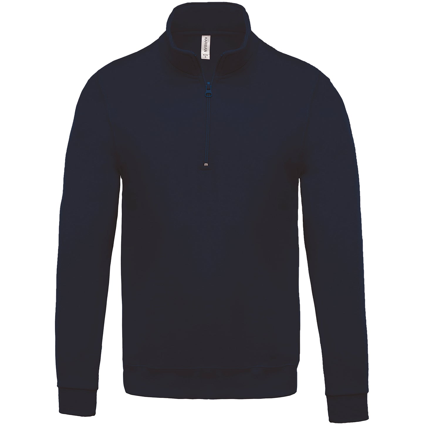 K478 - Sweat-shirt col zippé homme