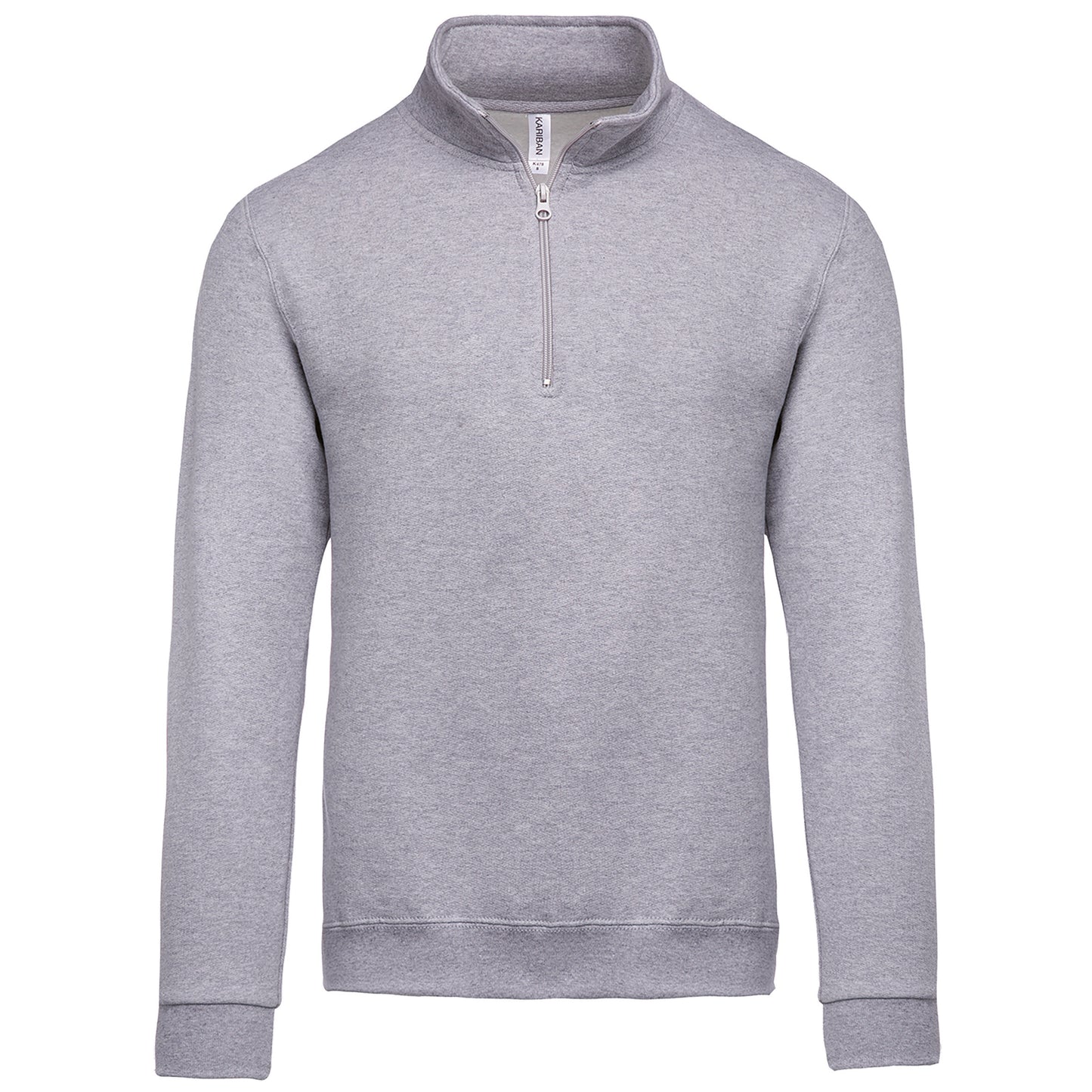 K478 - Sweat-shirt col zippé homme