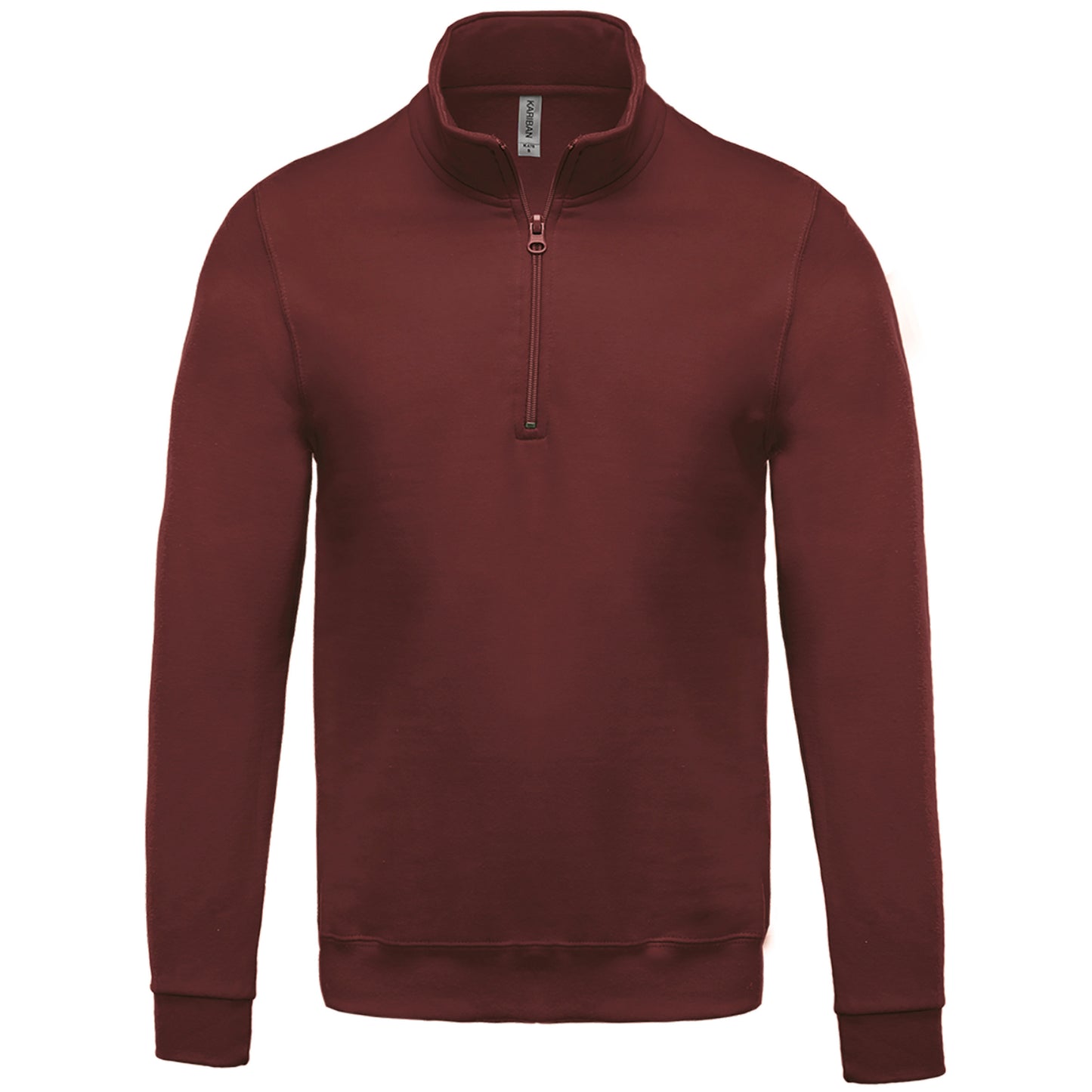 K478 - Sweat-shirt col zippé homme