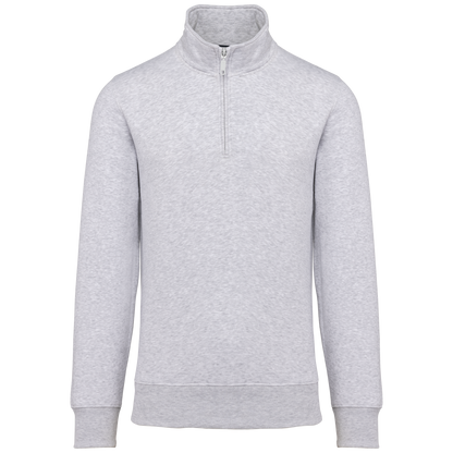 K487 - Sweat-shirt col zippé homme