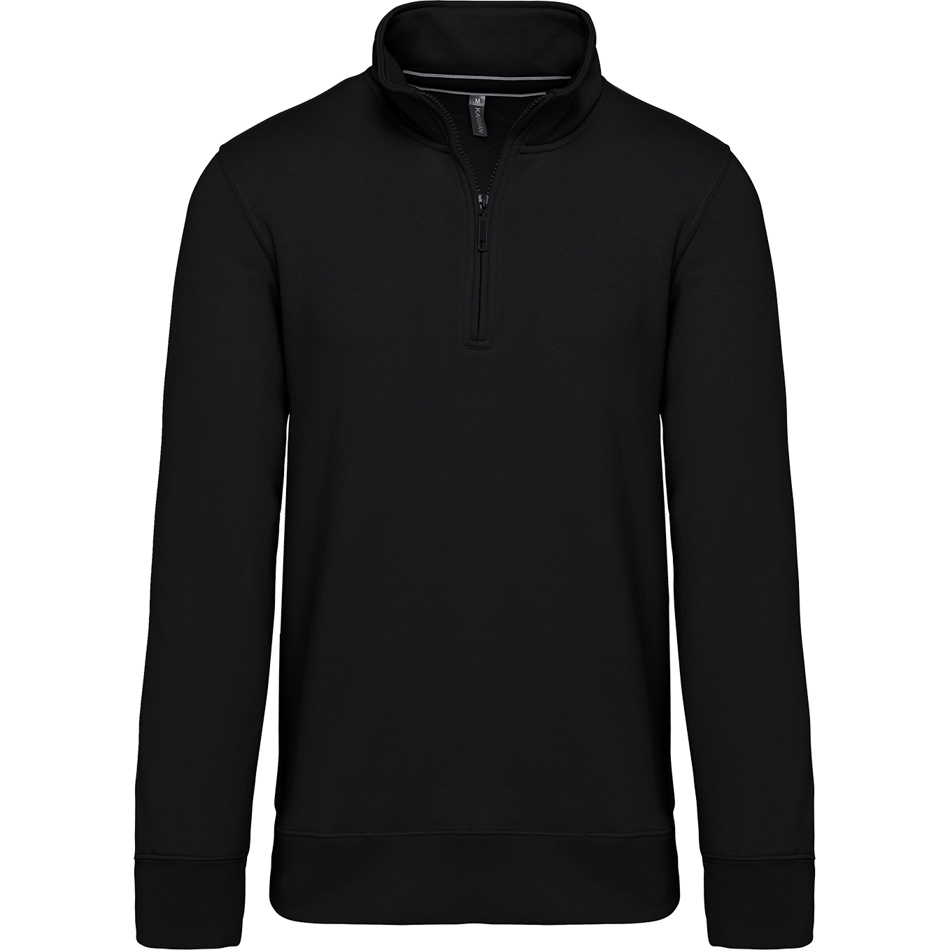 K487 - Sweat-shirt col zippé homme