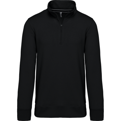 K487 - Sweat-shirt col zippé homme