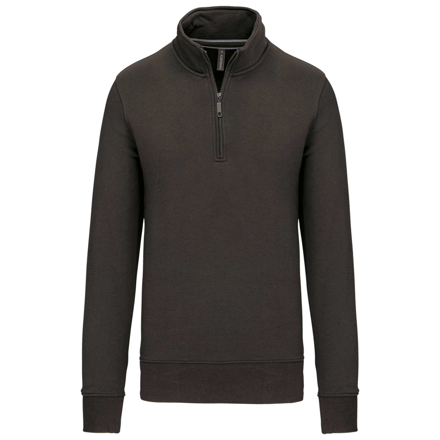 K487 - Sweat-shirt col zippé homme