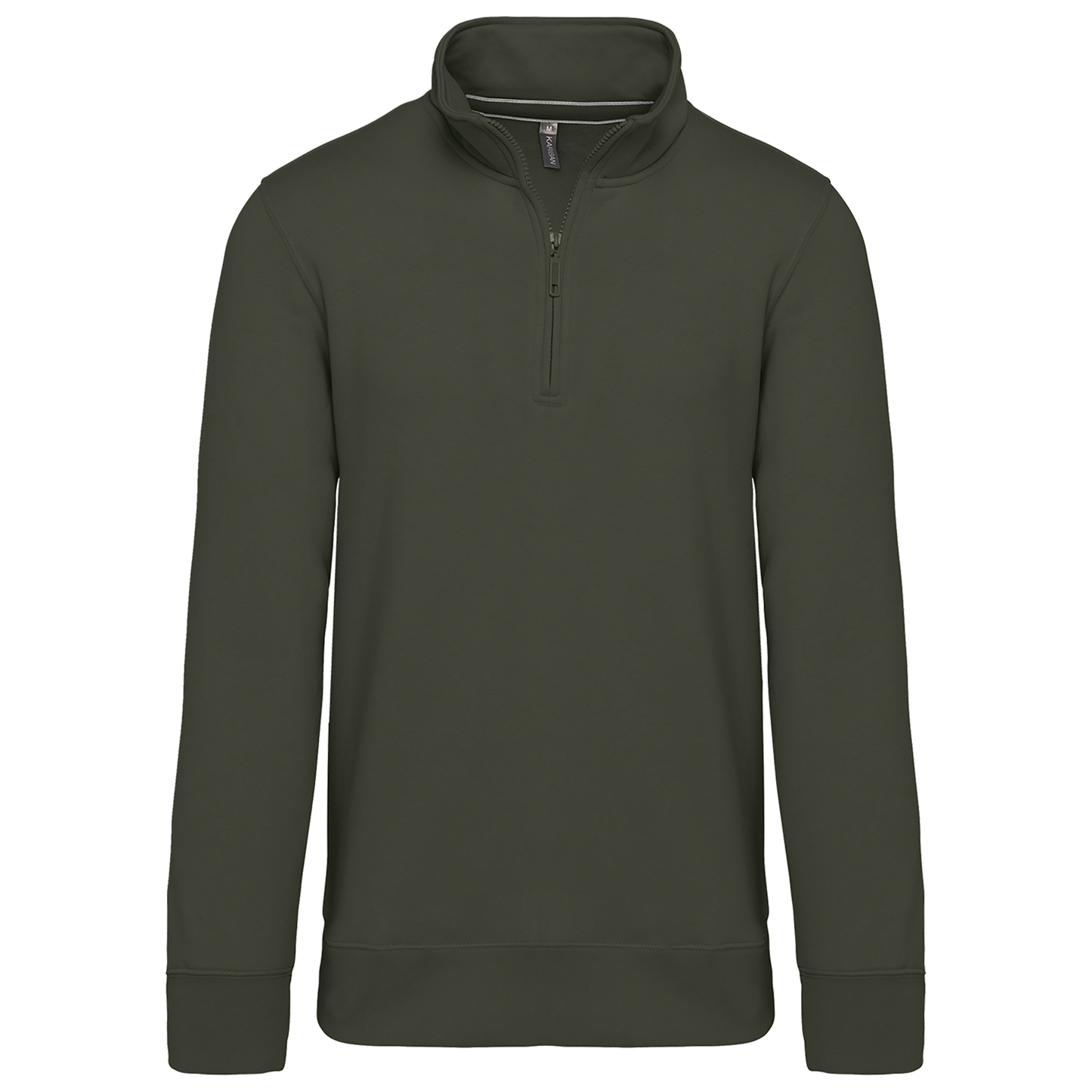 K487 - Sweat-shirt col zippé homme