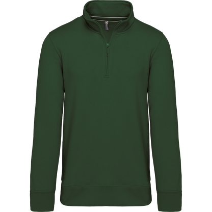 K487 - Sweat-shirt col zippé homme