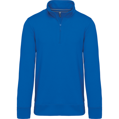 K487 - Sweat-shirt col zippé homme