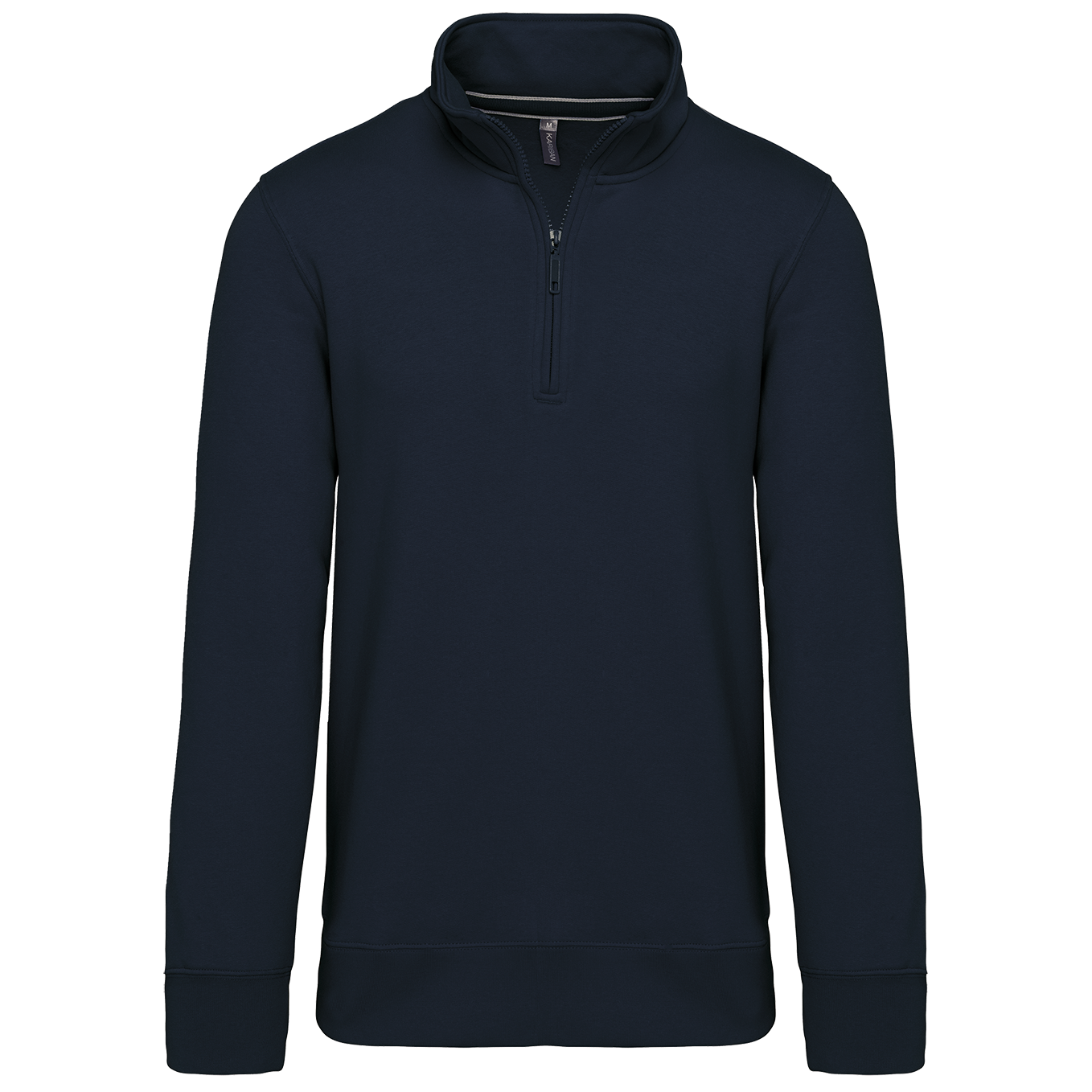 K487 - Sweat-shirt col zippé homme