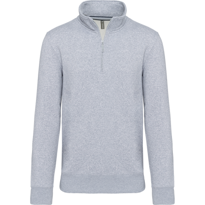 K487 - Sweat-shirt col zippé homme
