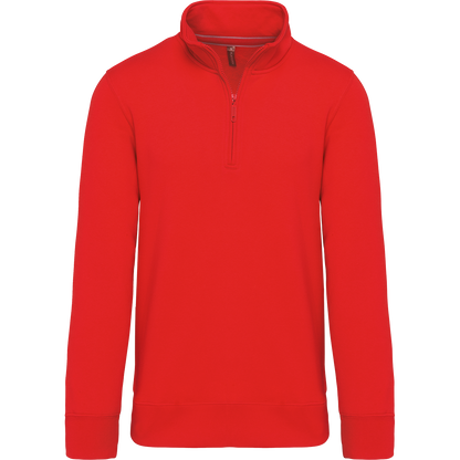 K487 - Sweat-shirt col zippé homme