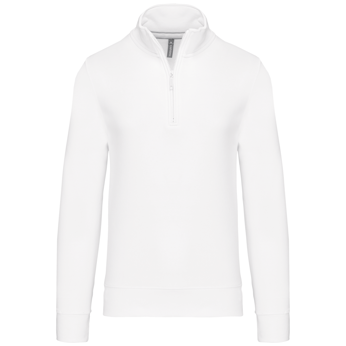 K487 - Sweat-shirt col zippé homme