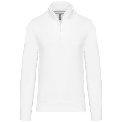K487 - Sweat-shirt col zippé homme