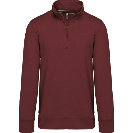 K487 - Sweat-shirt col zippé homme