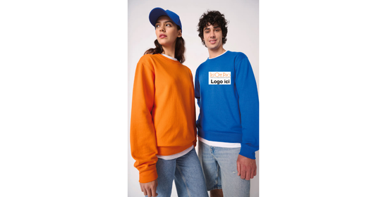 PACK 10 Sweat-shirt col rond unisexe avec Impression PROMO 149,00€ ttc