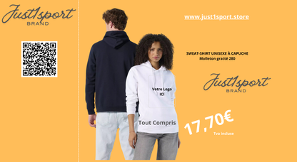 SNAKE 47101 SWEAT-SHIRT UNISEXE À CAPUCHE