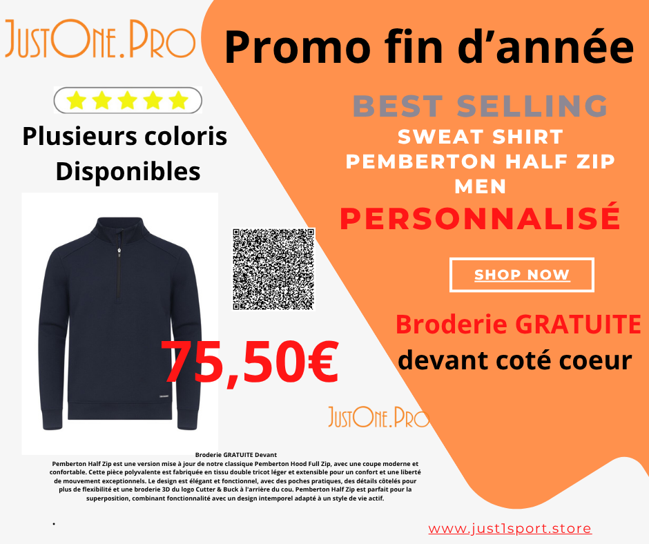 Pemberton Half Zip Men 358434 - Premium Quality