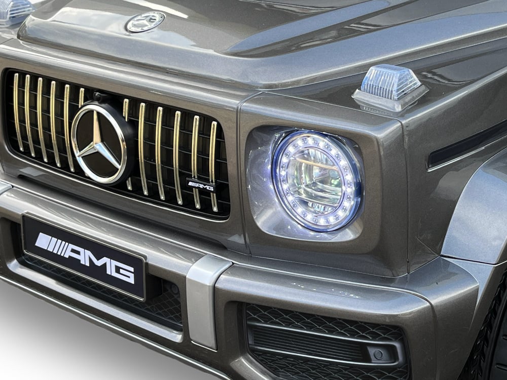 Mercedes G63, Voiture À Batterie Pour Enfants De 12 Volts, Pneus En Caoutchouc, Siège En Cuir Et Plus Encore !