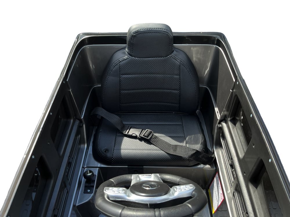 Mercedes G63, Voiture À Batterie Pour Enfants De 12 Volts, Pneus En Caoutchouc, Siège En Cuir Et Plus Encore !