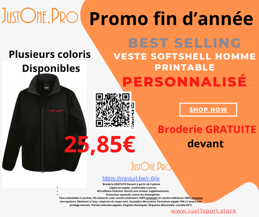 R231M - Veste Softshell Homme Printable